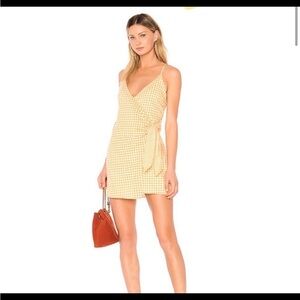 Lovers and Friends gingham mini dress. Size small but fits medium.